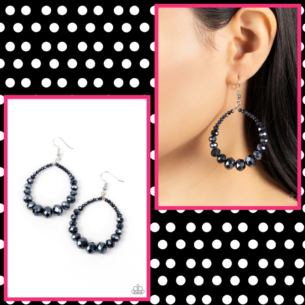 2/$10 Paparazzi Astral Aesthetic - Blue Earrings